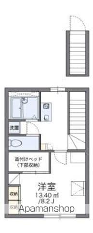 レオパレスアントラーの間取り写真