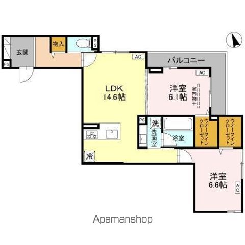 クレールの間取り写真