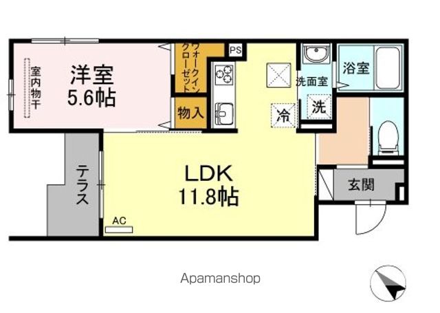 セジュールTOMの間取り写真