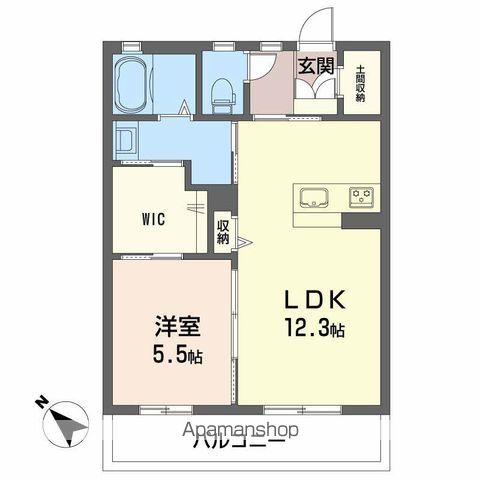 ライブ庚午北 Gの間取り写真