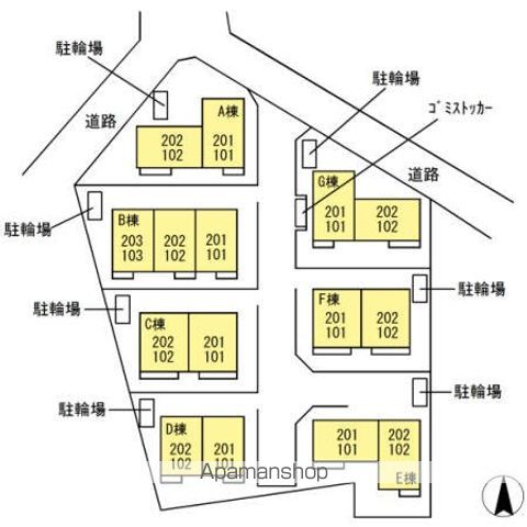 アゼリア上鷺　Ａ 101 ｜ 東京都中野区上鷺宮１丁目7-25（賃貸アパート1LDK・1階・45.69㎡） その15