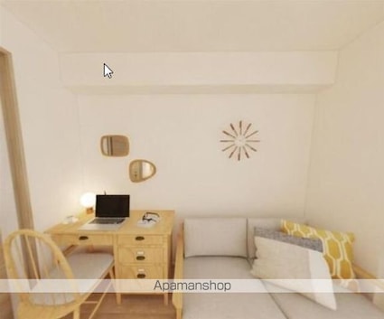 ＳーＲＥＳＩＤＥＮＣＥ木場ｆｌｕｓｐａｒｋ[1K/25.28m2]のリビング・居間