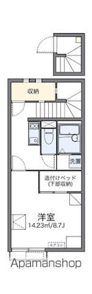 レオネクスト湯村[1K/30.33m2]の間取図