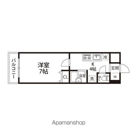 サンヴァーリオ新田駅前Vの間取り写真