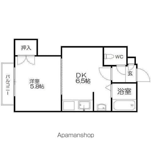 サニープレイス中の島の間取り写真