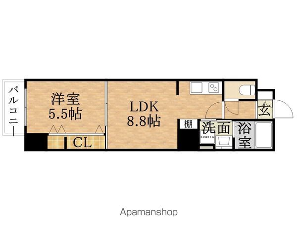 CIFI OSAKATENMAの間取り写真