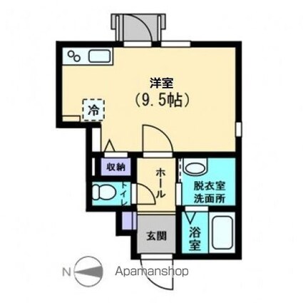 Ｓｗｅｄｉｓｈ　ｈｏｌｍ[1R/28.27m2]の間取図