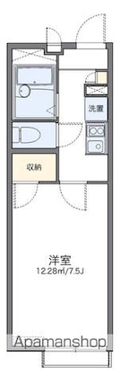 レオパレスシセル　ワン[1K/22.35m2]の間取図