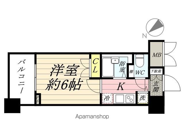 メインステージ麻布十番IIの間取り写真