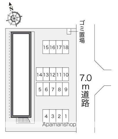 レオパレススカイハイツ 207 ｜ 千葉県成田市本城63-6（賃貸アパート1K・2階・26.49㎡） その22