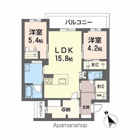 WITHPLUS天保山公園の間取り写真