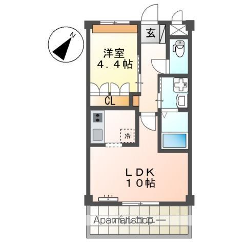 ソレイユ松香台の間取り