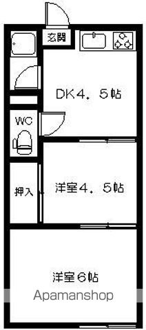 グレンズコテイジの間取り写真