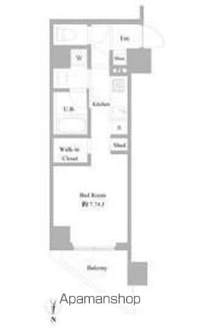 B CITY APARTMENT NAKANO EASTの間取り写真