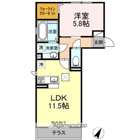 コンフィデンスK.S合志の間取り写真
