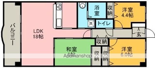 クレストヒルズ東山の間取り写真