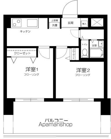 【サンパークマンション高田馬場の間取り】