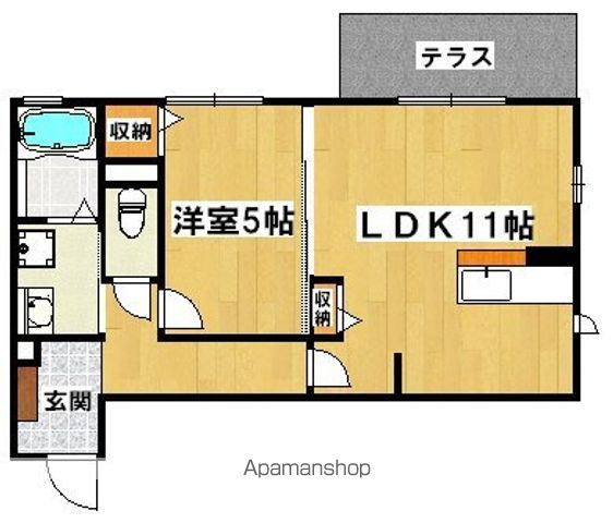 大阪市御堂筋線 北花田駅 徒歩9分 2階建 築14年の間取り写真