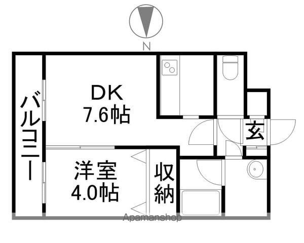 KG SQUARE S6の間取り写真
