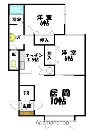 メープルD棟の間取り写真