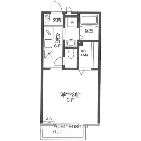 ワンズ　イースト 105号室 ｜ 神奈川県横浜市戸塚区上倉田町1349-1（賃貸アパート1R・1階・27.08㎡） その2