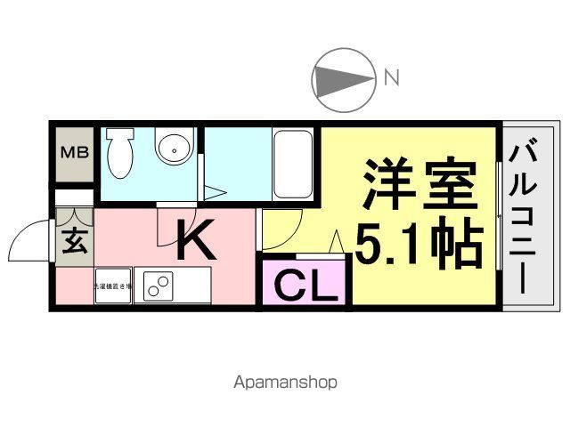 アリビオ立花2の間取り写真