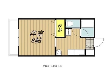 オリエントマンション２１[1K/27.65m2]の間取図