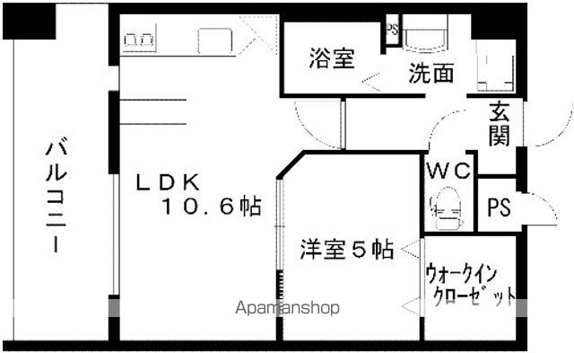 レジディア熊本辛島の間取り写真