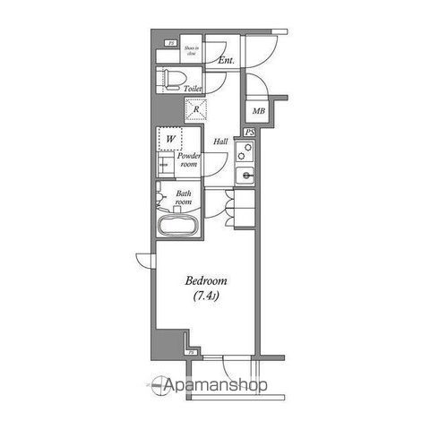 【ＧＲＡＮ　ＰＡＳＥＯ両国　ＮＯＲＴＨの間取り】