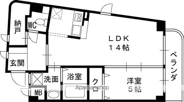 アンアークの間取り写真