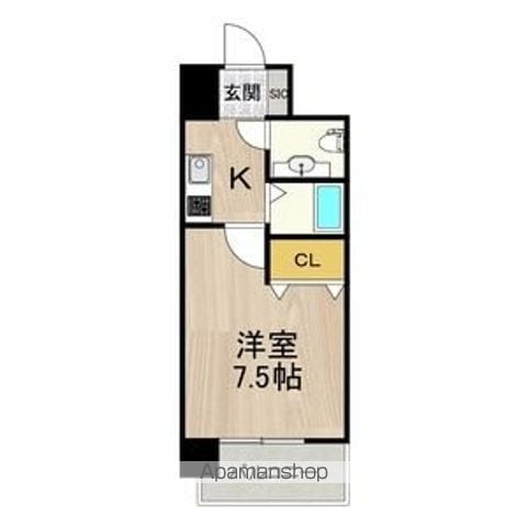フロンティアタワー名駅南の間取り写真