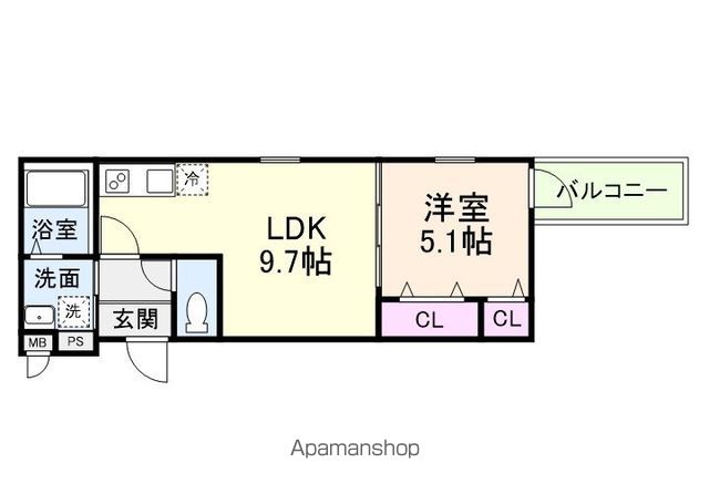 CHARME PARKSIDE Iの間取り写真