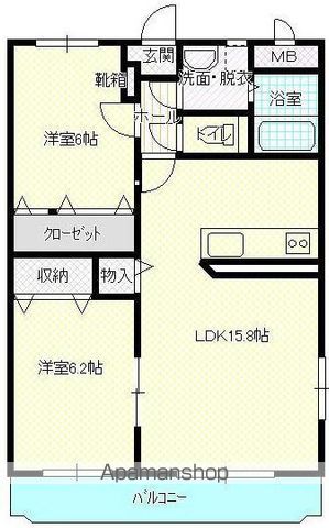 FIELDIIの間取り写真