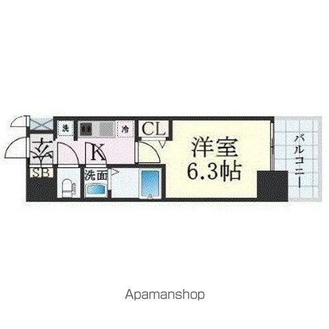 プレサンス堺筋本町ディスティニー 401 ｜ 大阪府大阪市中央区北久宝寺町１丁目3-9（賃貸マンション1K・4階・22.04㎡） その2