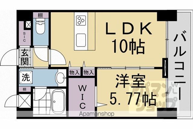 VIENTO京都駅の間取り写真