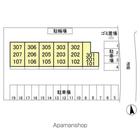 エクセルトーワⅡ 306 ｜ 千葉県千葉市稲毛区小仲台７丁目30-10（賃貸アパート1LDK・3階・40.84㎡） その12