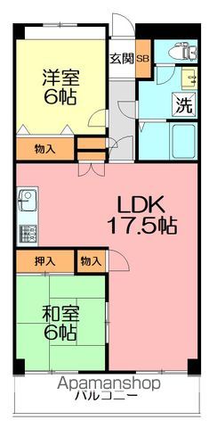 サンプラザ湘南の間取り写真