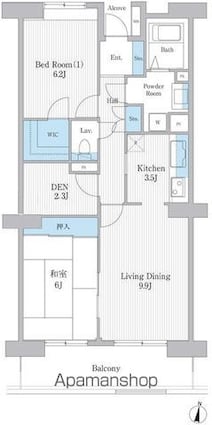 ウイングプラザ[2LDK/70.17m2]の間取図