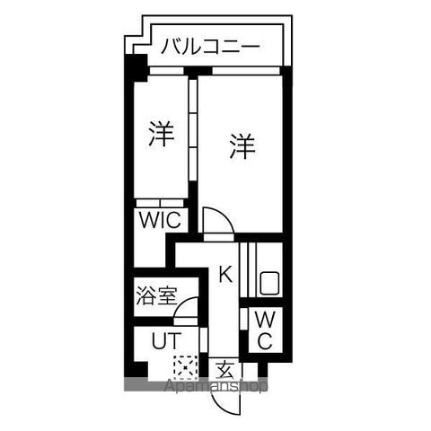アトリオフラッツ大楠の間取り写真