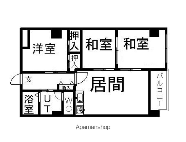 リベルティ山鼻の間取り写真