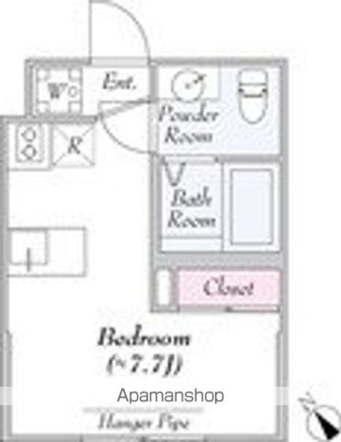 Ａｂｉｅｔｅ　ｆｉｖｅ[1R/20.06m2]の間取図