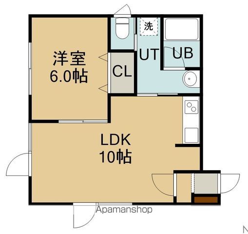 ラパンルージュの間取り写真