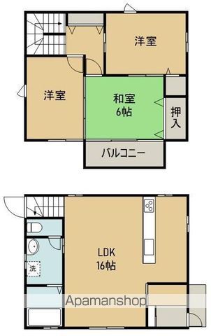 飯野ハイツVIの間取り写真