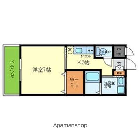 ドエル小松SOUTHの間取り写真