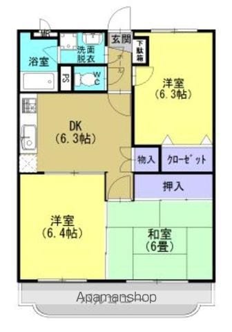 フルールMの間取り写真