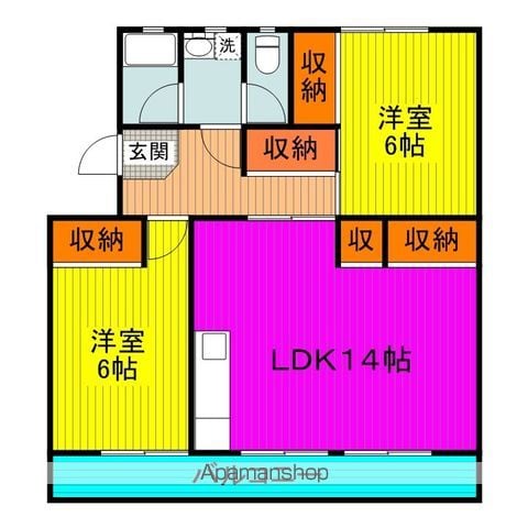 K’S B 泉都 Iの間取り写真