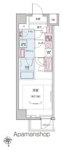 ＡＬＴＥＲＮＡ神楽坂Ⅱの間取り