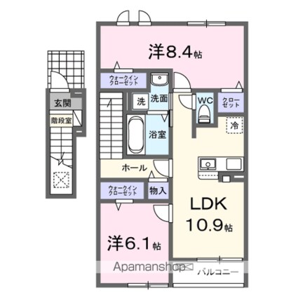 インマイライフ[2LDK/61.14m2]の間取図