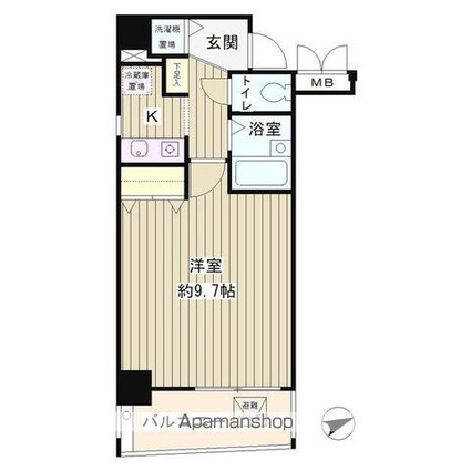 ＭＡ２１[1K/27.52m2]の間取図