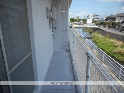 コート東ハゼⅡ[1K/19.44m2]のバルコニー